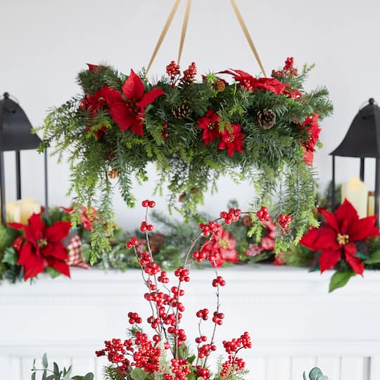 Christmas Wreath Chandelier